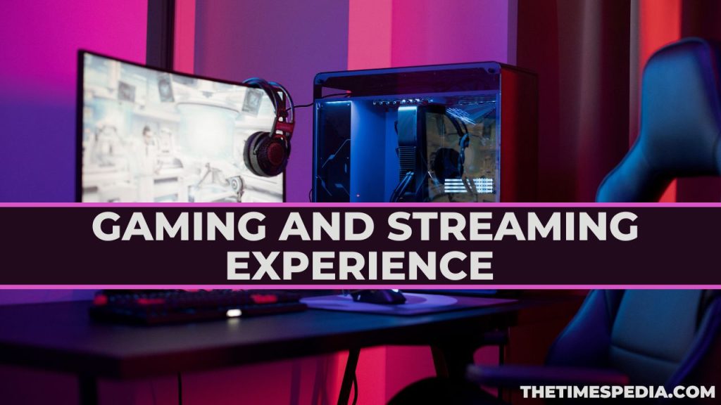 Gaming and Streaming Experience